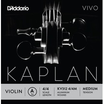 Daddario Kv312 Keman Tek Tel Kaplan Vivo Re-d , 4/4