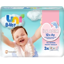 Uni Baby İlk Adım Islak Mendil 3x52'li 3'lü Set