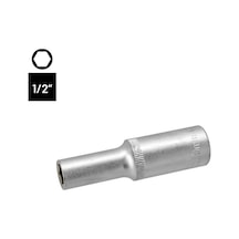 6453 Altı Köşe 1/2" Uzun Derin Lokma Anahtar 10 Mm
