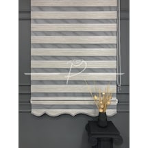 Zebra Perde Çift Renk Aşikar Desen Çok Renkli