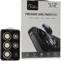 Joko Samsung Galaxy S24 Ultra Pvd Metal Kamera Lens - Gold