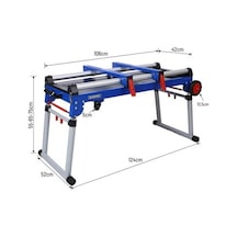 150 Kg Taşınabilir Tekerlekli Çalışma Masası İle Rahat Çalışma