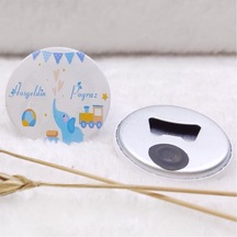 Açacak Magnet Erkek Bebek Şekeri Uv Baskılı 30 Adet