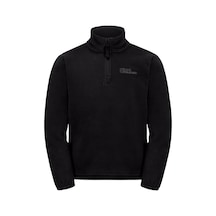 Jack Wolfskın Jack Wolfskin Taunus Halfzip K Unisex Çocuk Siyah Polar 6502 Siyah