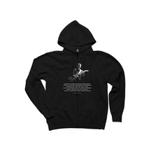Metallica Master Of Puppets James Siyah Fermuarlı Kapşonlu Sweat Siyah
