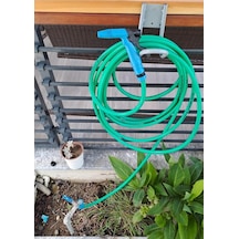 Bahçe Sulama Hortum Seti Sarma Aparatı Tabanca Fıskiye Yağmurlama Başlık Bağlatı Kaplin Seti
