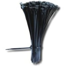 Kablo Bağı Plastik Cırt 3,6 X 250 Mm Siyah 100 Adet