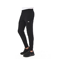 Raru Erkek Ribanalı Sweat Pantolon Zang Siyah