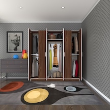 Kenzlife gardırop 6 kapaklı kapılı anemon 180*180*42 cvz gardolap dolap