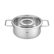 Fissler Pure Collection Cam Kapak Kısa Tencere 20 Cm Renkli