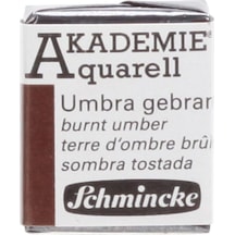 Schmincke Akademie Aquarell Yarım Tablet Sulu Boya 664 Burnt Umber