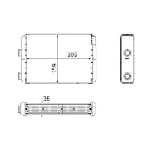 Kalorifer - 434 - Radyatörü Doblo 01 Punto 01 Idea 04 Ac - Dpmıx-hb - Klimasız 209x159