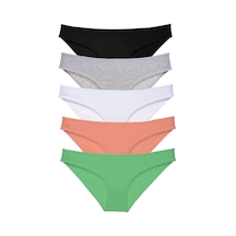 5 adet Süper Eko Set Likralı Kadın Slip Külot Siyah Gri Beyaz Pu Beyaz - Gri - Siyah 5 adet Süper Eko Set Likralı Kadın Slip Külot Siyah Gri Beyaz Pu Beyaz - Gri - Siyah