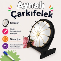 Aynalı Çarkıfelek Oyunu Ahşap Eğitim Materyali