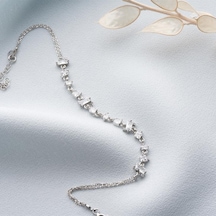 925 Ayar Gümüş Baget Taşlı Bileklik
