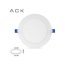 Ack 18w Sıva Altı Yuvarlak Led Panel 3000k/günışığı Ap01-01800