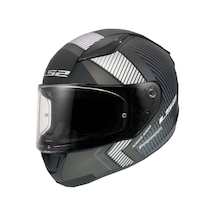 LS2 Rapid 2 Extra Mat Tam Yüz Motosiklet Kaskı Gri  - Mat Siyah