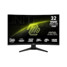 Msı 31.5 Mag 321cqf E18 2560x1440 Wqhd 16:9 Curve 1500r Rapıd Va 180hz 0.5ms Freesync Gamıng Monıtor