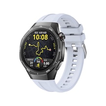 Huawei Watch Gt5 Pro 46mm Uyumlu Ogaa Krd-130 Silikon Kordon Strap Kayış-buz Mavisi