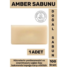 Doğal Güzel Kokulu Yenileyici Onarıcı Kepeğe Karşı Etkili Saç Güçlendirici Amber Sabunu 1 Adet