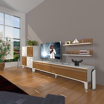 Decoraktiv Eko On Mdf Std Silver Tv Ünitesi Tv Sehpası Beyaz - Ceviz