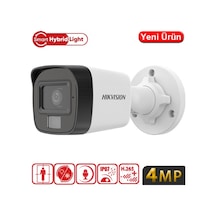 Hikvision Ds-2cd1041g2-lıuf 4mp 2.8mm Smart Hibrit Light Sesli Poe Ir Bullet Kamera 20mt