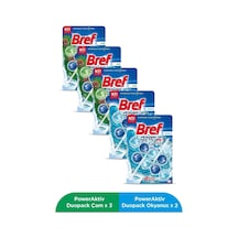 Bref Wc Power Aktiv Duopack Katı Tuvalet Bloğu 3 Çam 2 Okyanus, 5 X 2'Li Paket
