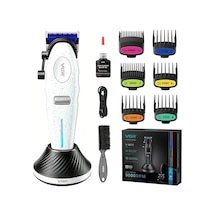 Şarjlı Tıraş Makinesi V-887c - 9000 Rpm 240 Dakika Dlc Seramik Bıçak - Beyaz
