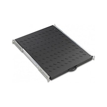 Ager Dikili Tip 19" 1u D600mm İçin Hareketli Siyah Raf Modülü Ağır Hizmet Tipi Aa-hrr60-a-s1