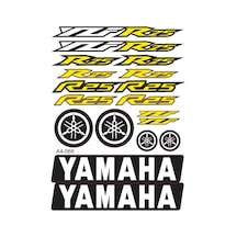 Yamaha Yzf R25 Sticker Yazı Seti Sarı
