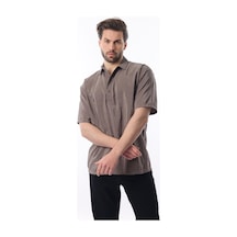 Madmext Kahverengi Oversize Rahat Kesim Kısa Kollu Gömlek 6744 Kahverengi Madmext Kahverengi Oversize Rahat Kesim Kısa Kollu Gömlek 6744 Kahverengi