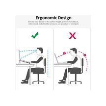 Pazly Pratik Bilgisayar Standı: Katlanabilir 3-in-1 Dizüstü Standı, Ergonomik Tasarım, Hafif Ve Taşınabilir