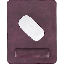 Comfy Bileklikli Deri Mouse Pad TN6 Mor