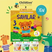 Sayılar Ilk Oyun Hamuru Aktivitesi Ve 3x125 Gr Doğal Oyun Hamuru