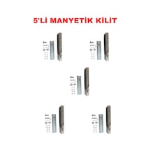 Sr-280 280 Kg Manyetik Kilit 12v/24v Elektromanyetik Kapı Kilidi 5 Adet