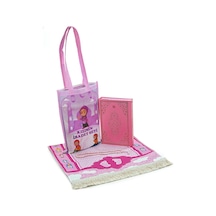 Kızımın Kuran Ve Seccade İbadet Seti Pembe