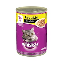 Whiskas Tavuklu Gravy Soslu Konserve Yetişkin Kedi Maması 400 G