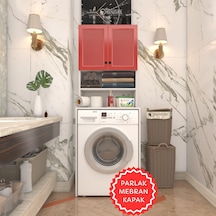 Kenzlife Membran Çamaşır Makinesi Dolabı Hayzum Krmbyz Çubuk 180 66 55 Mebran Kapak Suntalam Gövde Beyaz