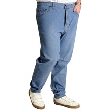 Mode Xl Erkek Kot Pantolon Klasik 5cep Deep Royal Blue 22932 Mavi 001