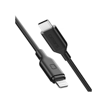 Type-c To Apple Uyumlu iPhone Mfı Lightning Hızlı Şarj Ve Data Kablosu Siyah 1 Metre Standart