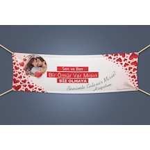 Zemzemreklam Fotoğraflı Evlilik Teklifi Afişi Pankartı