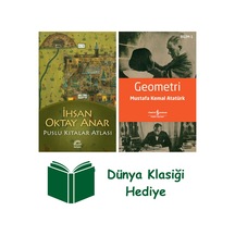 Puslu Kıtalar Atlası + Geometri + Dünya Klasiği Hediye