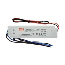 Led Driver Meanwell Mw-lpv-60-12 12v 5a Sabit Voltaj Ip67