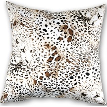 Kırlent Ve Leopar Desenlı Kırlent Kılıfı