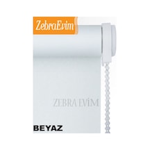 Zebraevim İthal Kalın Kumaşlı Ekru-Beyaz-Krem Stor Perde