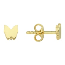 Goldkupe 14 Ayar Altın Minik Kelebek Küpe 0,68 Gr-1829