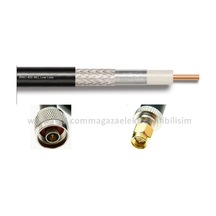 N erkek - SMA erkek 8 METRE LMR400/RWC400 Koaksiyel Kablo 50Ω