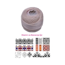 Kaplan Etamin Ve Kanaviçe İpi 8 No Kod/renk: 745 - Royaleks 12779900