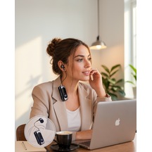 Dijital Göstergeli Bluetooth Kulaklık Klipsli Ve Şık Tasarım Yeni Nesil Belirtilmemiş