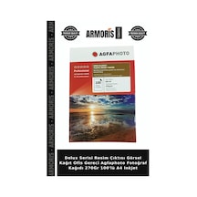Delux Serisi Resim Çıktısı Görsel Kağıt Ofis Gereci Agfaphoto Fotoğraf Kağıdı 270gr 100'lü A4 Inkjet